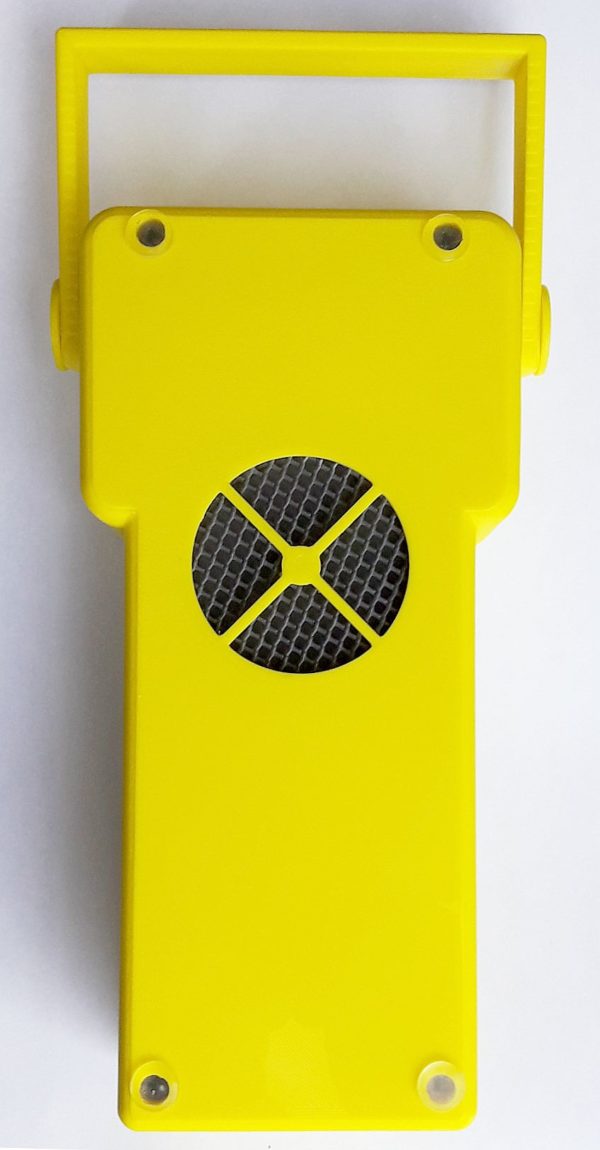 Guardian Ray Smart 2.8p yellow professional geiger counter pancake probe side