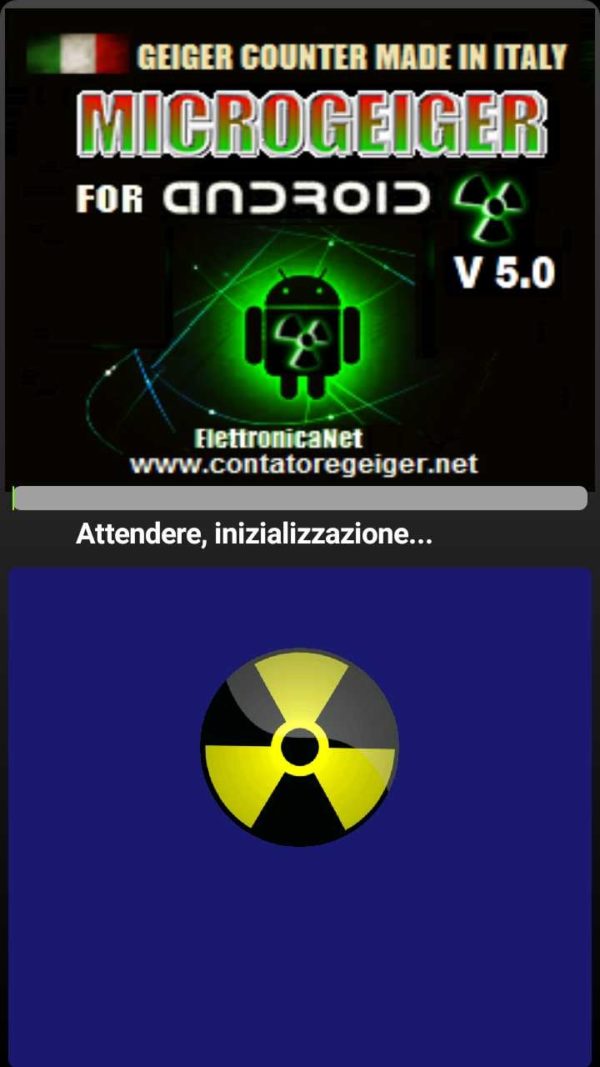 Applicazione Android MicroGeiger