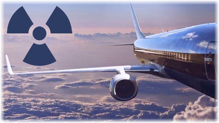 La radioattività in aereo ad alta quota