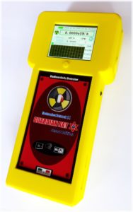 Contatore geiger made in Italy Guardian Ray Smart 712 giallo