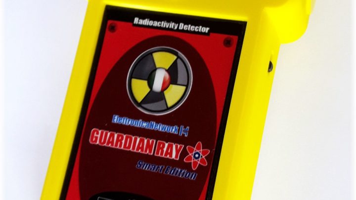 Contatore geiger made in Italy Guardian Ray Smart 712 giallo