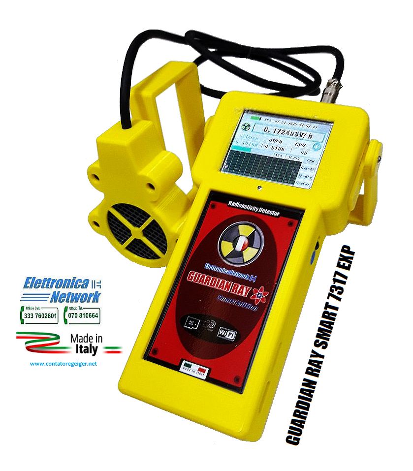 WiFi Geiger Counter with Pancake, SD, LCDTouch