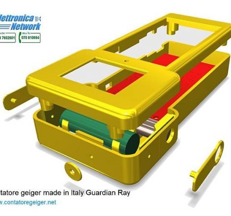 Progetto 3D del contatore Geiger Guardian Ray Smart 712 Progetto 3D del contatore Geiger Guardian Ray Smart 712