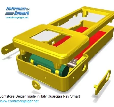 Progetto 3D del Contatore Geiger Guardian Ray Smart 712